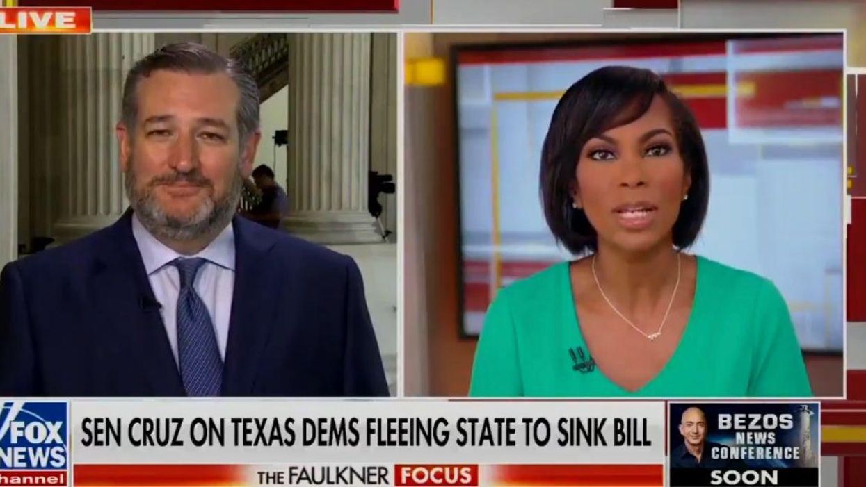 Fox News Host Slams Texas Dems Who 'Cut And Run' To Ted Cruz—Without A Hint Of Irony