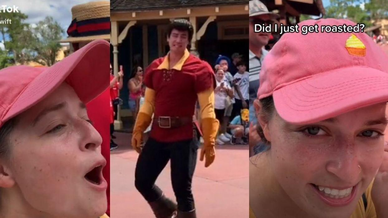 Woman Gets Brutally Roasted By Gaston During Disney World Parade After Asking Him Out