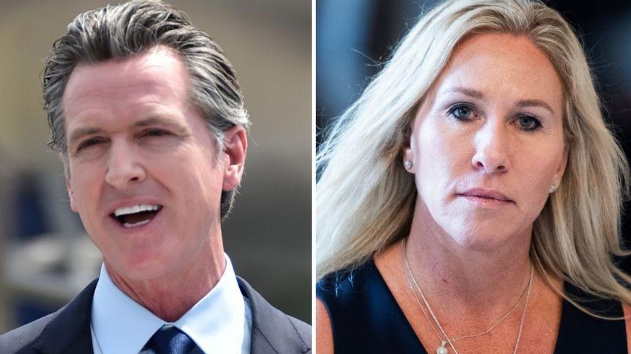 Gavin Newsom Slams QAnon Congresswoman as 'Murderous' in Fiery Twitter Clapback