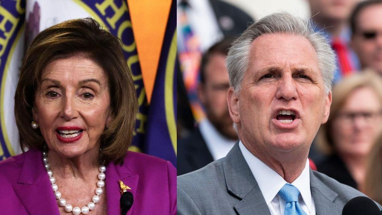 Pelosi's Diss Of McCarthy For Opposing Congressional Mask Mandate Sparks Brutal Nicknames