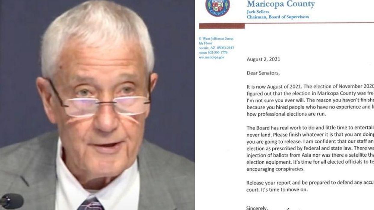 AZ Officials Smack Down Election 'Audit' in Shady Letter Threatening GOP State Senators With Legal Action