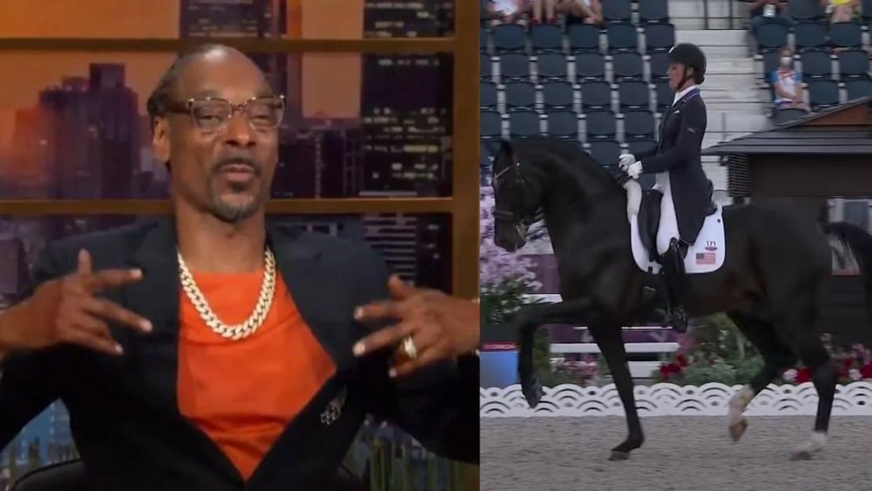 Snoop Dogg Can't Get Over Horse's Straight Up Baller Moves While Live-Commenting On Olympic Dressage