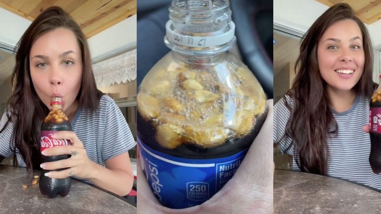 Woman's Viral Video Showing 'Southern Delicacy' Of Adding Peanuts To Soda Divides TikTok