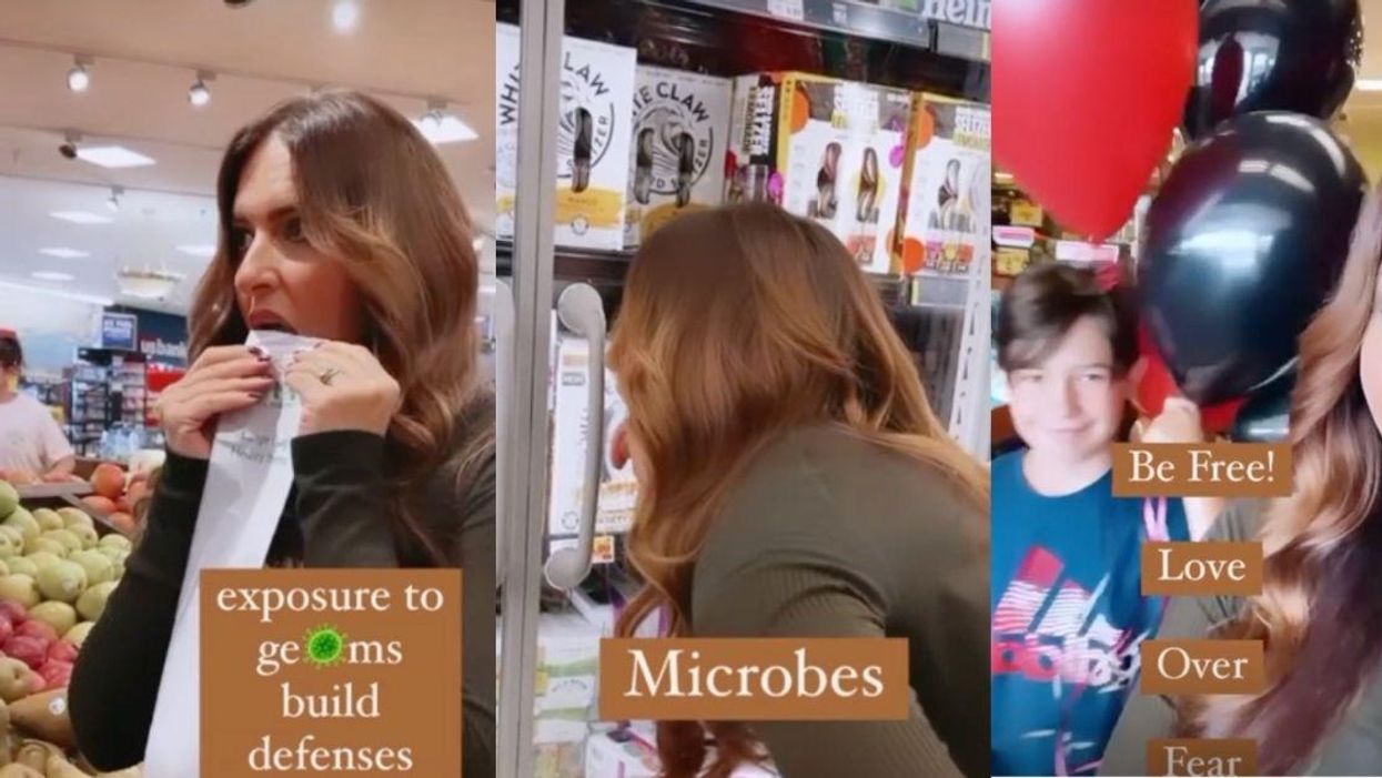 Anti-Vax Woman Films Herself Licking Everything At Grocery Store To 'Boost' Immune System