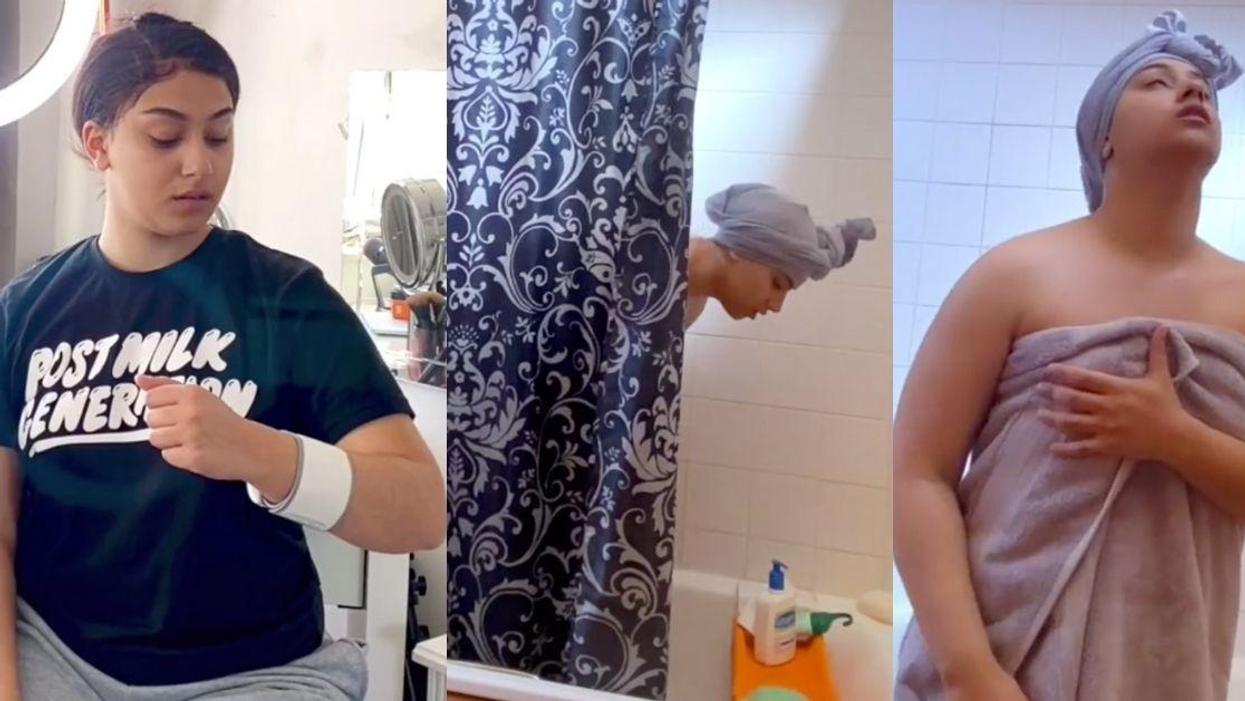 Woman Who Is Highly Allergic To Water Explains How She Showers In Eye-Opening TikToks