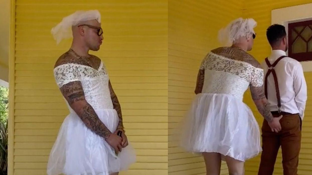 Groom Has Ultimate Reaction After Groomsman And Bride Trick Him With 'First Look' Fake Out