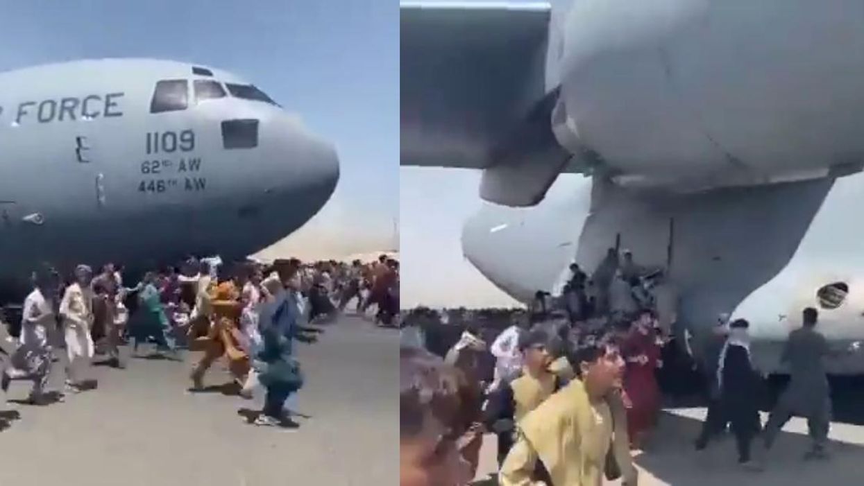 T-Shirt Mocking Fleeing Afghans Plunging To Their Deaths From Military Plane Sparks Outrage