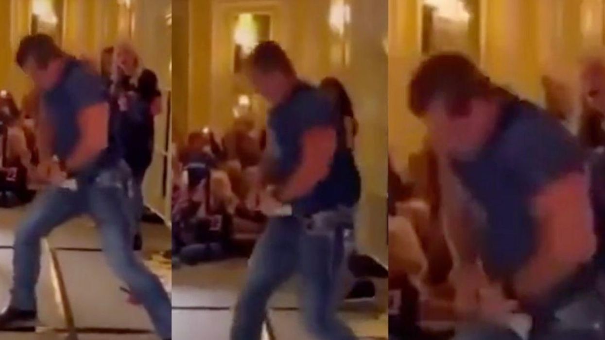 Guy Roasted After Trying—And Epically Failing—To Rip A Mask In Half At An Anti-Mask Rally