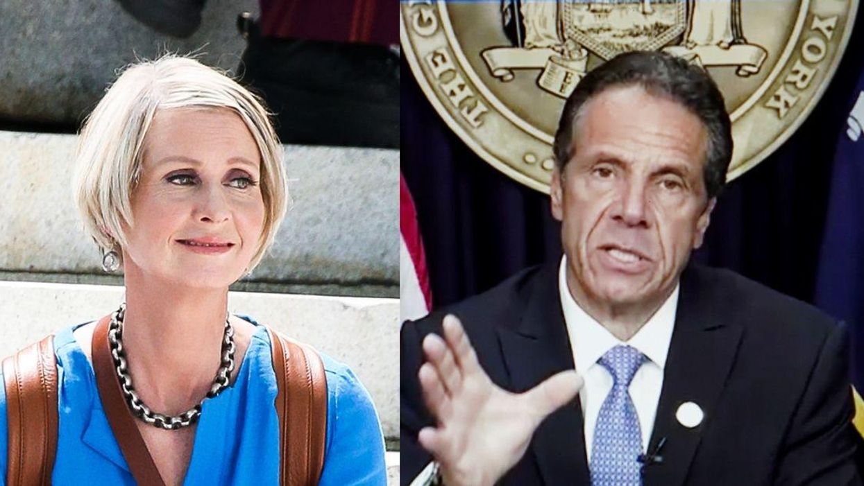Cynthia Nixon Just Threw Some Mic Drop Shade After Andrew Cuomo Was Stripped Of His Emmy Win