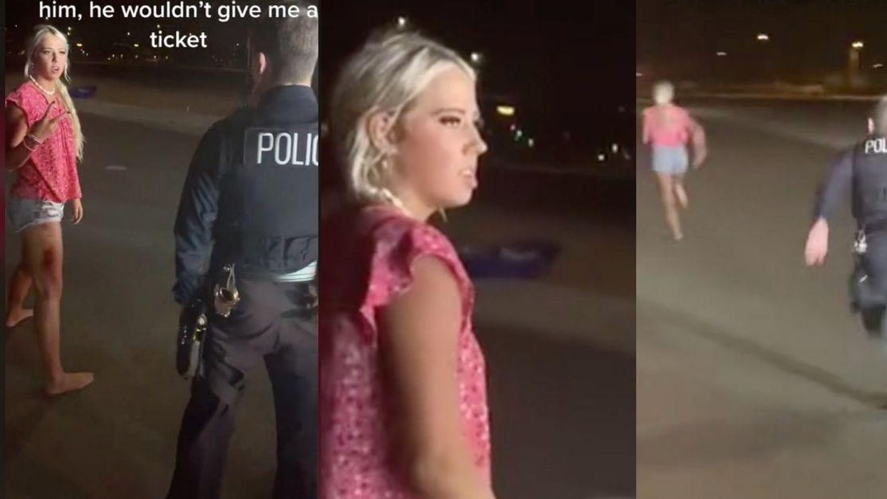 TikTok Outraged After White Woman Given Opportunity To 'Outrun' Cop To Get Out Of Ticket