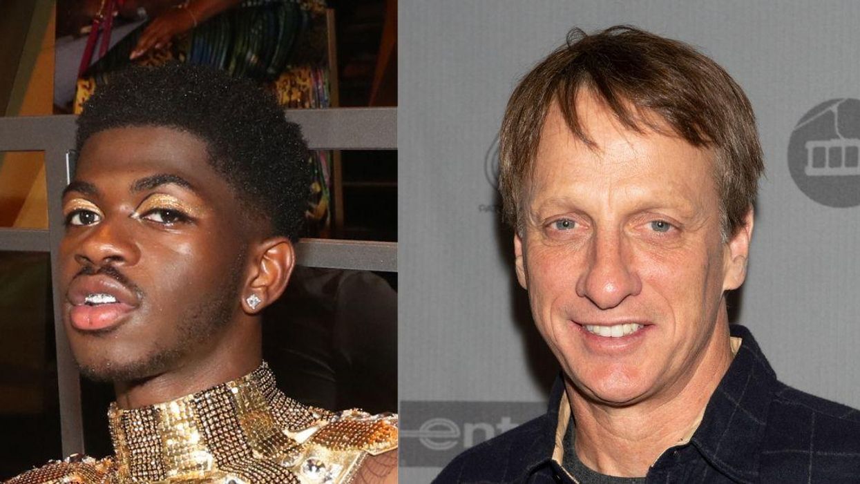 Lil Nas X Uses Tony Hawk's New Blood-Infused Skateboards To Call Out Critics Of His 'Satan Shoes'