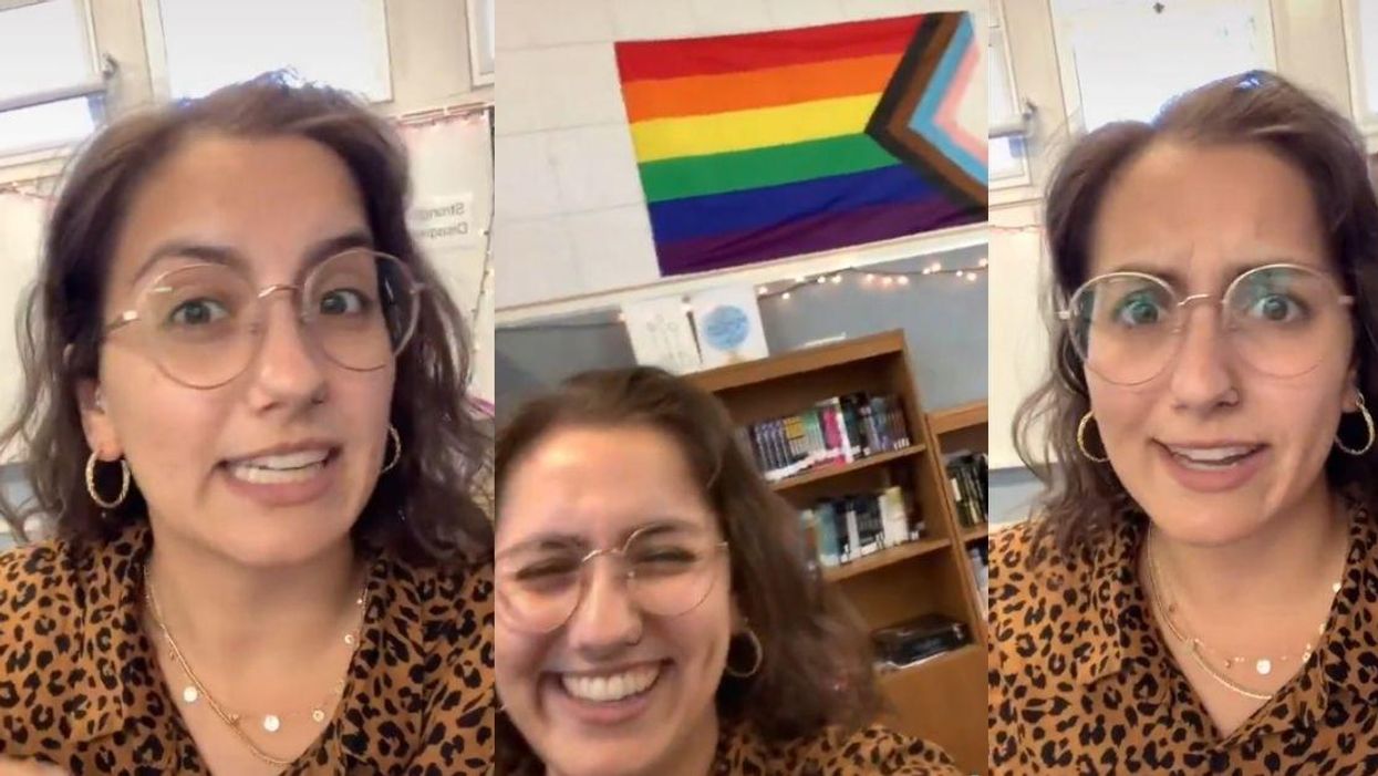 Conservatives Furious After Teacher Jokingly Suggests Students Can Pledge Allegiance To Pride Flag