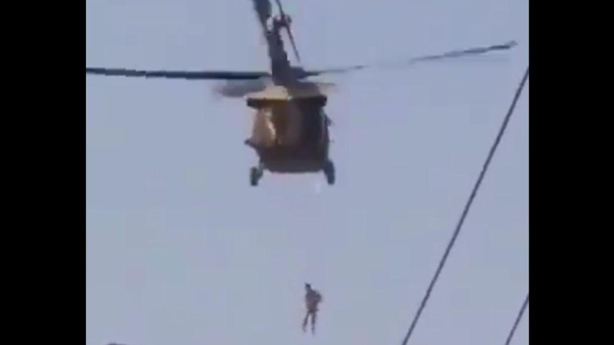 GOP Claim Taliban Hanged A Man From A Helicopter In Viral Video Gets Quickly Debunked