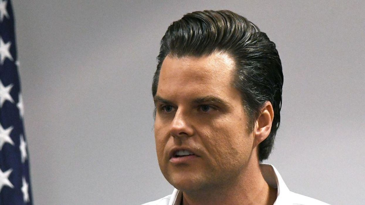 Matt Gaetz Creeps Out The Internet Yet Again After Photo Of Him Hovering Behind His Wife Emerges