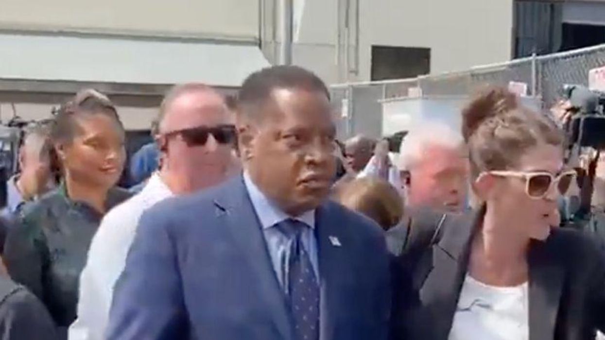 Leading GOP Recall Candidate's Tent City Photo Op Backfires After Homeless Residents Shout Him Down