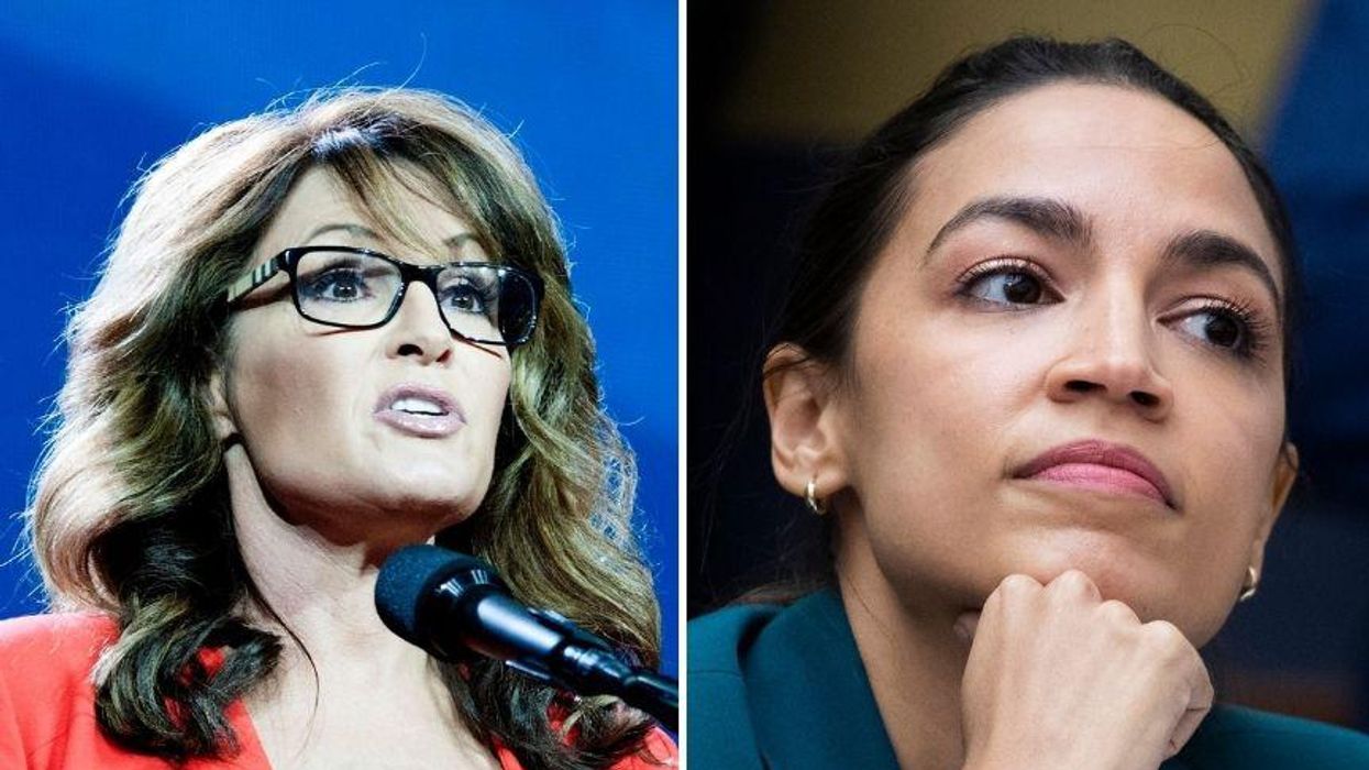 Sarah Palin Mocked for Claiming She's a 'Real Feminist' in Cringey Rant About AOC