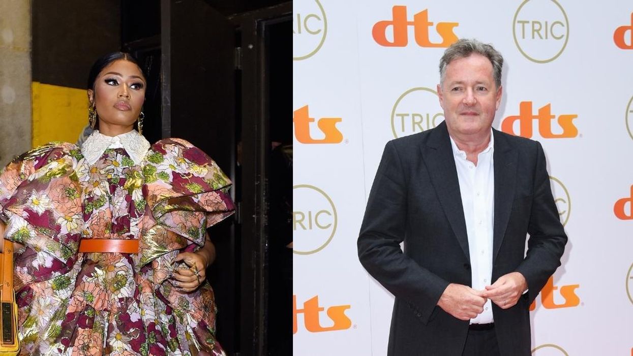 Nicki Minaj Is Beefing Hard With Piers Morgan After He Called Her 'Ghastly' Over Her Vaccine Claim