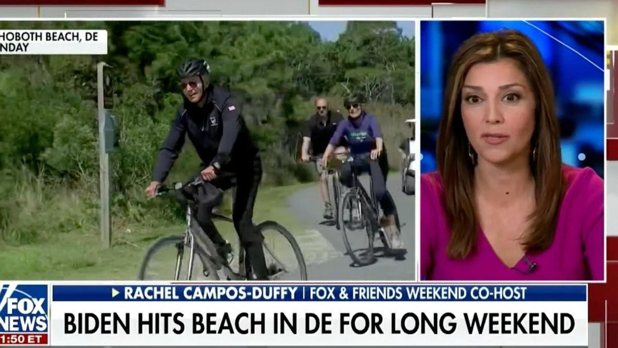 Fox News Host Tries To Rip Biden For Riding A Bike With Bonkers Comparison To Trump's Fitness