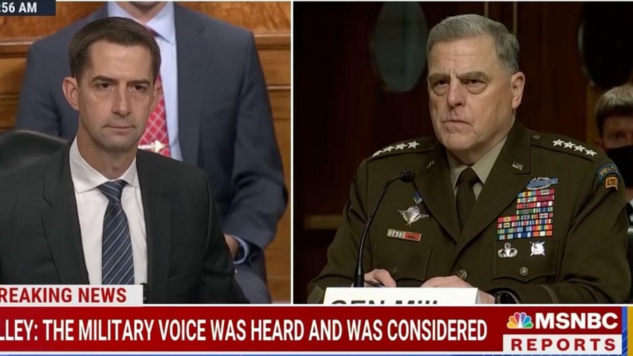 GOP Senator Gets Epically Schooled After Asking Gen. Milley 'Why Haven't You Resigned?'