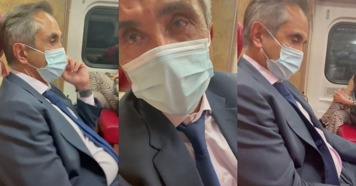 Women Confront Guy On Train After Catching Him Taking Photos Up One Of Their Skirts