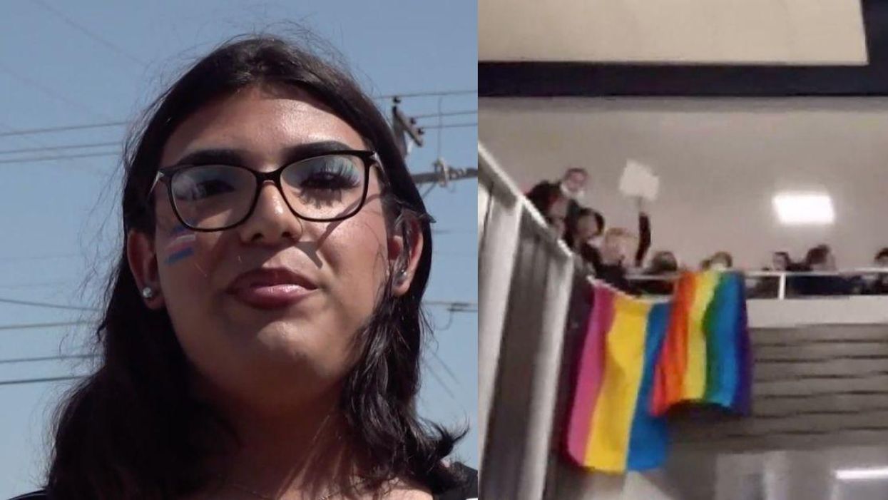 Texas Students Stage Massive Walkout After Trans Teen Banned From Girls' Locker Room And Bathrooms