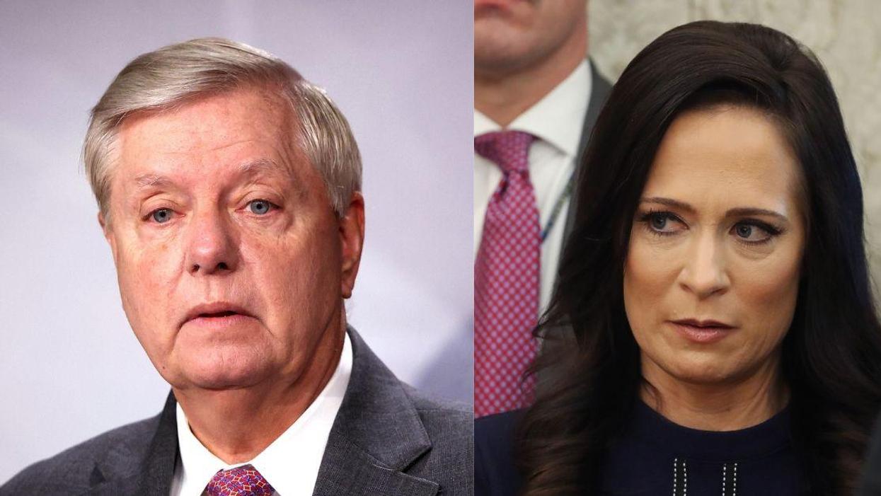 Trump Press Secretary Unveils Savage Nickname She Gave Lindsey Graham For Visiting Mar-A-Lago All The Time
