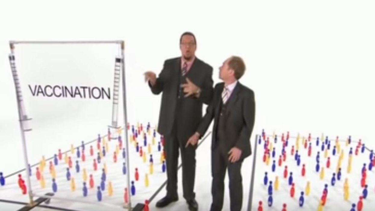 Penn And Teller Go Viral For Resurfaced NSFW Sketch Calling Out Lies Of Anti-Vax Movement