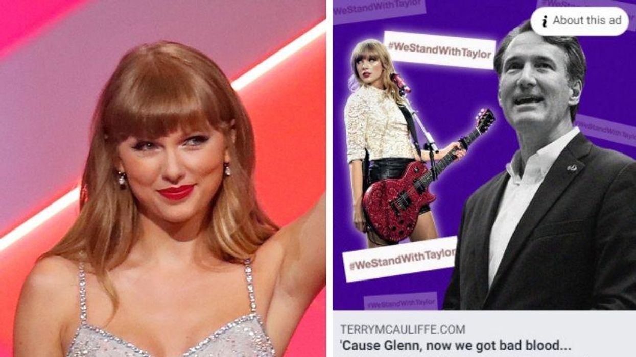 McAuliffe Targets Ads to Taylor Swift Fans in VA Governor's Race Over Opponent's Role in Sale of Swift's Masters