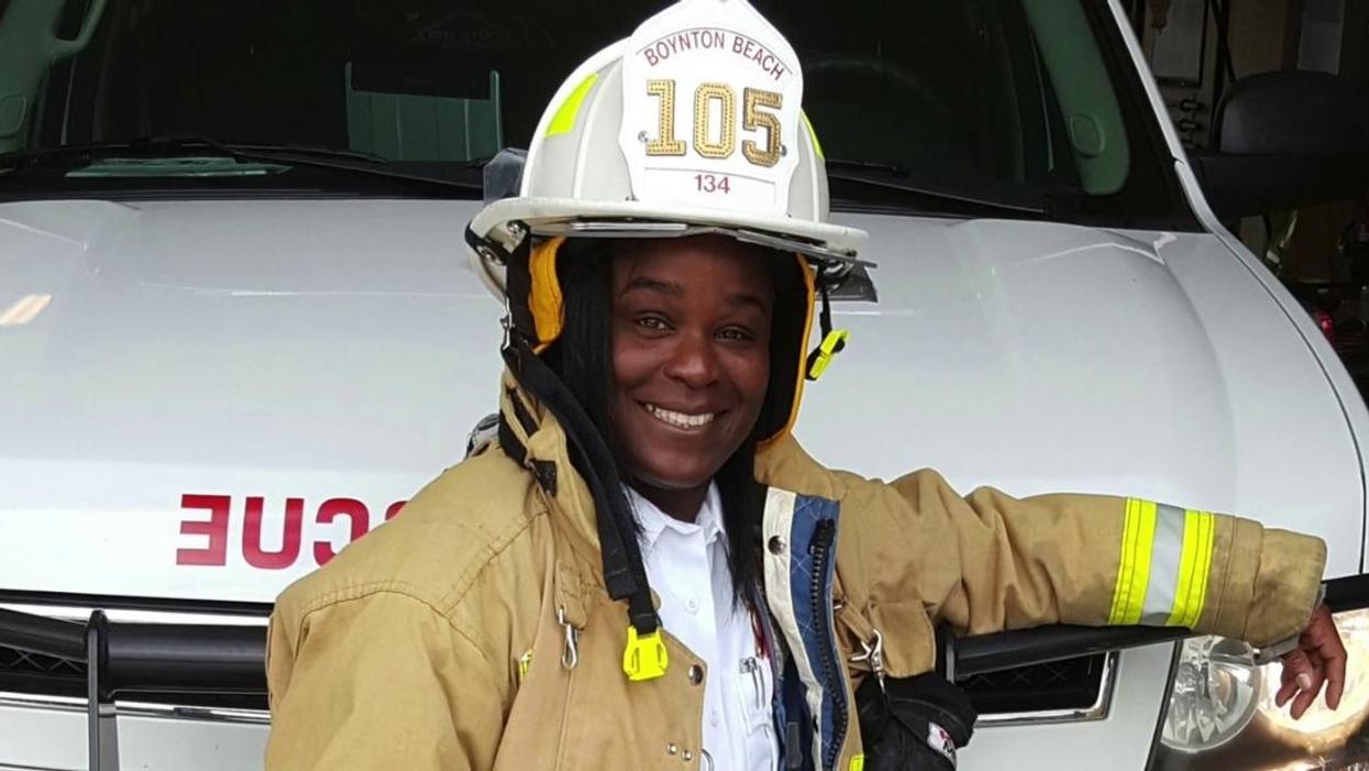 Florida City's First Black Female Firefighter Files Lawsuit After Mural Depicts Her As White