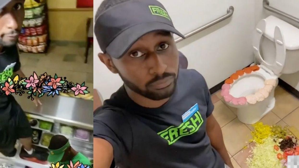 Subway Worker Fired After Filming Himself Putting Deli Meats On Toilet Seat For Online Clout