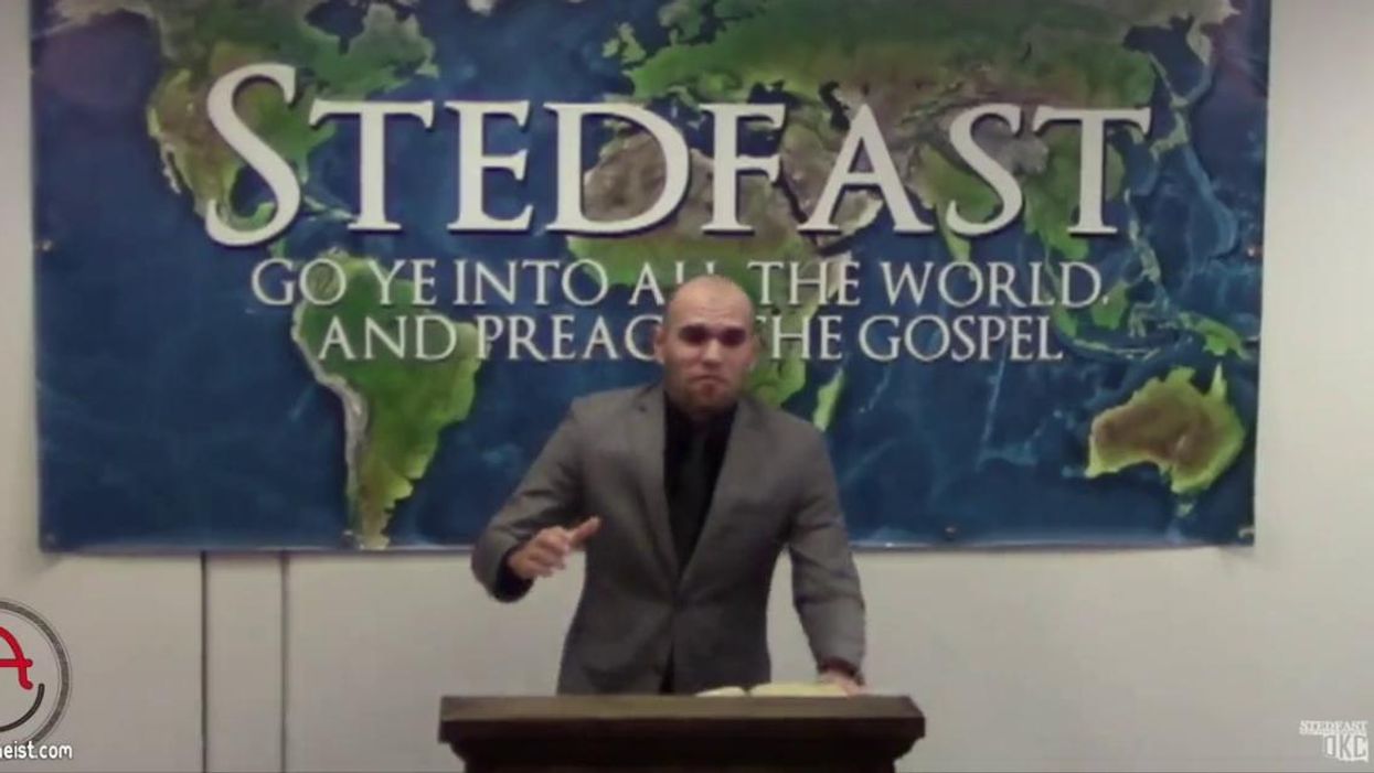 Baptist Preacher Furious That Hate Crime Laws Prevent The Gov't From Executing LGBTQ+ People