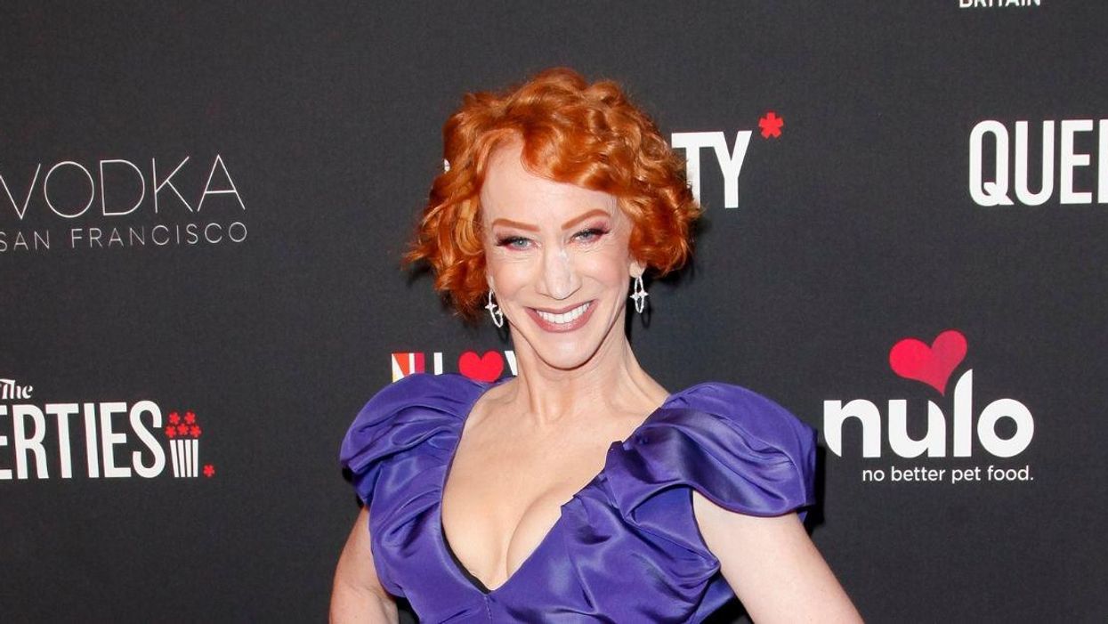 Kathy Griffin Has Perfect Response To Anti-Vaxxer Who Thinks The Word Mandate 'Sounds Gay'