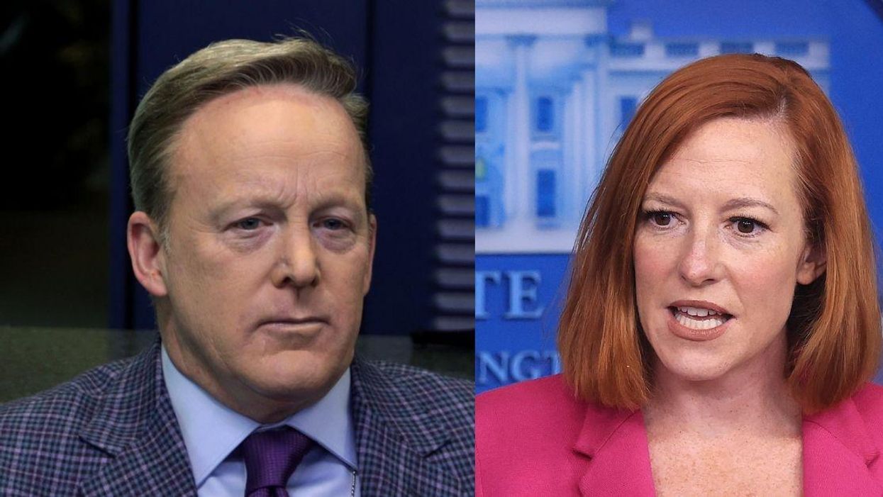 Sean Spicer Sounds Awfully Salty About Fox News Host Praising Jen Psaki's Press Secretary Skills