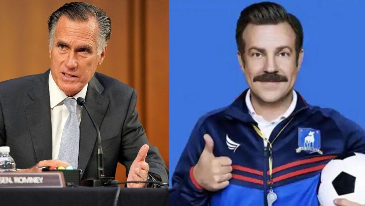 Mitt Romney Dressed Up As Ted Lasso For Halloween And Twitter Wishes They Could Unsee It