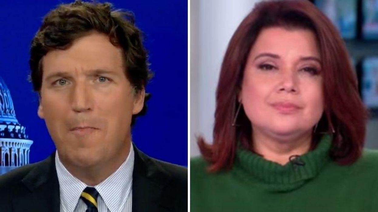 Tucker Claims CNN Commentator Is 'More Bigoted' Than Capitol Rioters and She Thanked Him in the Shadiest Way