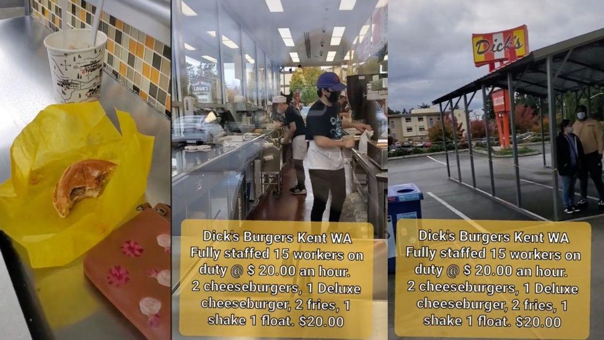 Video Of Fully-Staffed Burger Joint That Pays $20 An Hour Sparks Debate About Labor Shortage