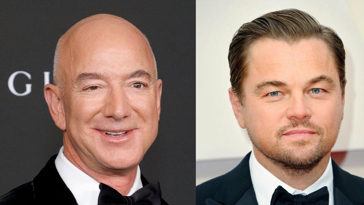 Jeff Bezos Jokingly Threatens Leo DiCaprio After His Girlfriend Is Filmed Snuggling Up To The Actor