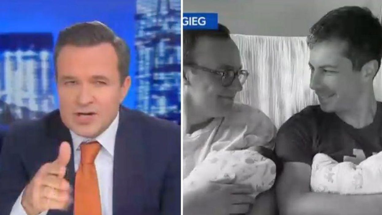 Newsmax Host Mocked for Whining That 'Being Gay' Is Pete Buttigieg's 'Full-Time Job'