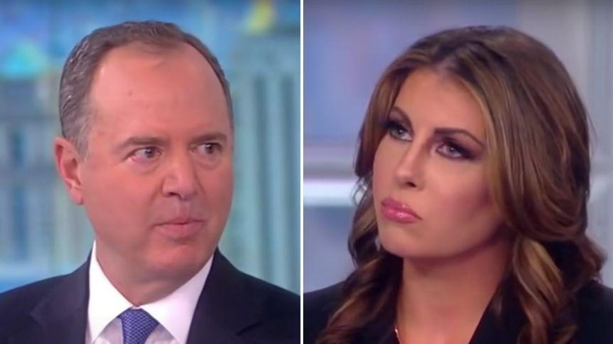 Adam Schiff Cheered After Expertly Shutting Down Conservative 'View' Host's Gotcha Question About Steele Dossier