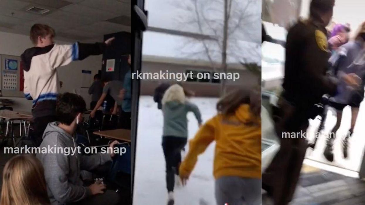 Terrified Students Refuse To Let Supposed Officer In After Suspecting He's Actually Oxford Shooter In Alarming Video