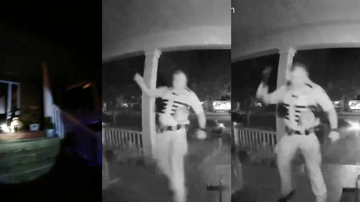 Family Horrified After Doorbell Camera Captures Police Officer Repeatedly Kicking Their Dog