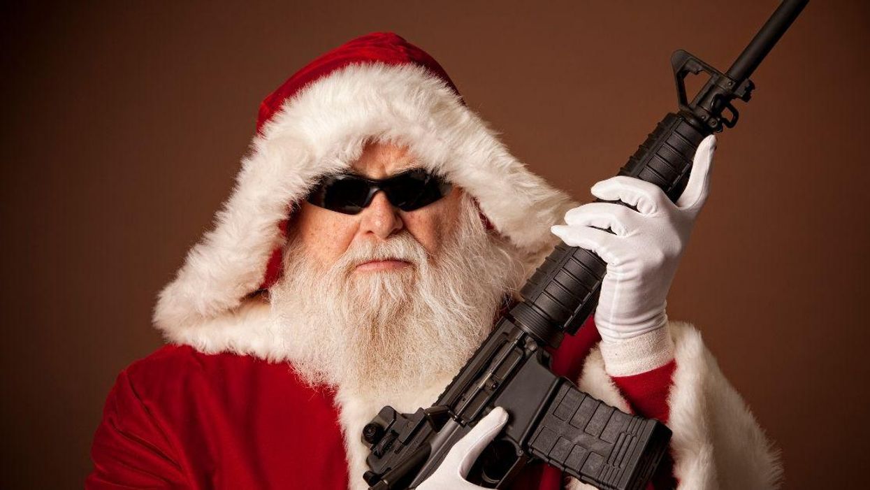 Colorado Sheriff's Office Sparks Backlash By Posting Photo Of Santa Getting A Handgun Permit