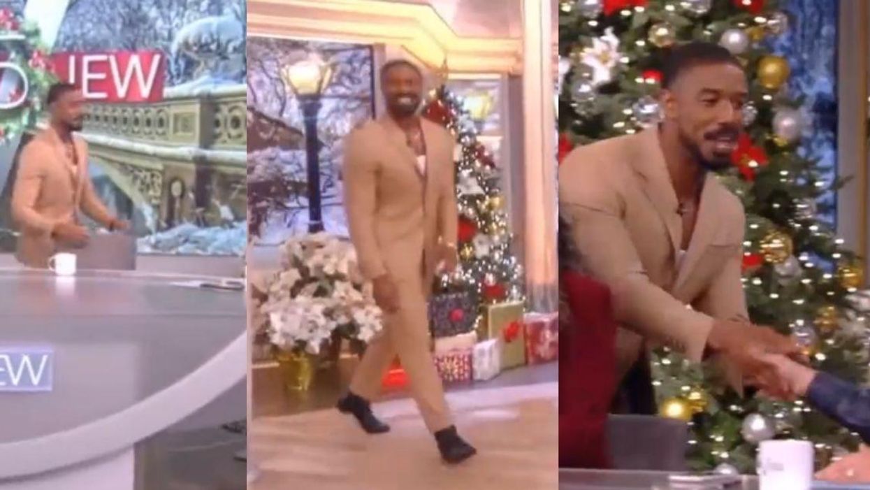 Michael B. Jordan Had Everyone On 'The View' So Thirsty That Even A Camera Operator Nearly Fell Over