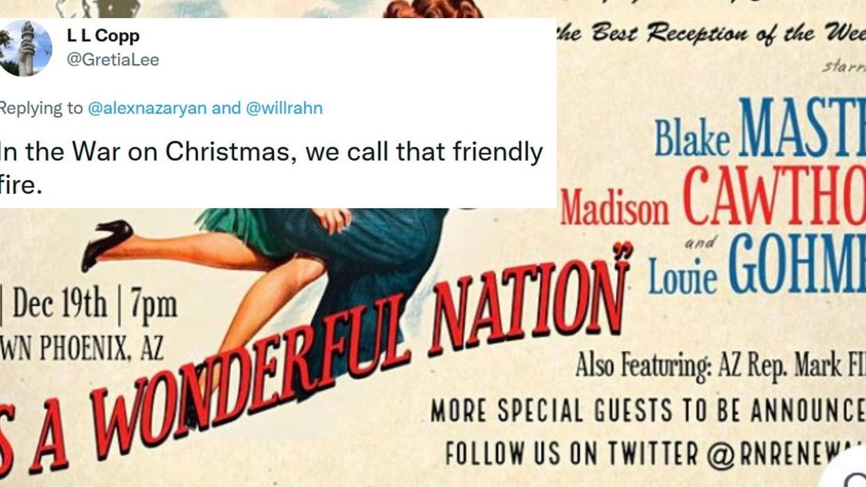 GOP Christmas Party In Arizona Is Getting Dragged For Misspelling 'Merry Christmas' On Poster