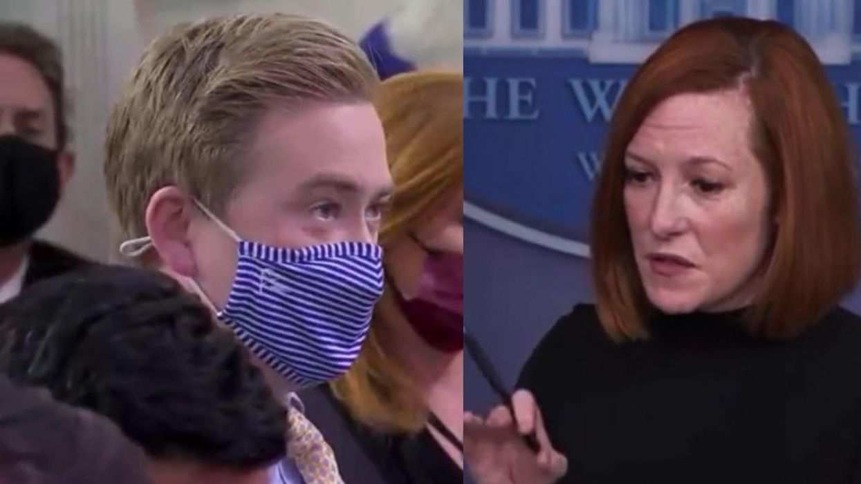 Psaki Has No Time For Peter Doocy Trying To Blame The Fox News Christmas Tree Arson On Biden