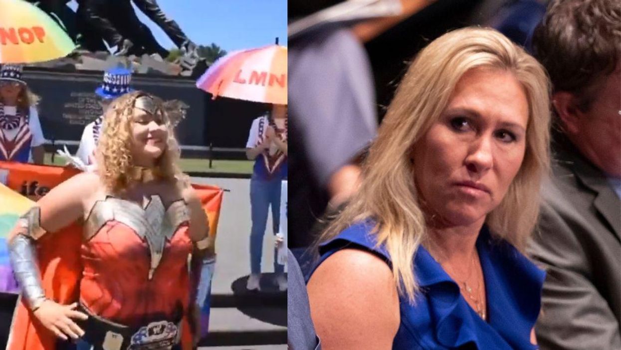 Anti-LGBTQ Group Dragged For Bonkers Video Praising QAnon Rep. As A Modern 'Wonder Woman'