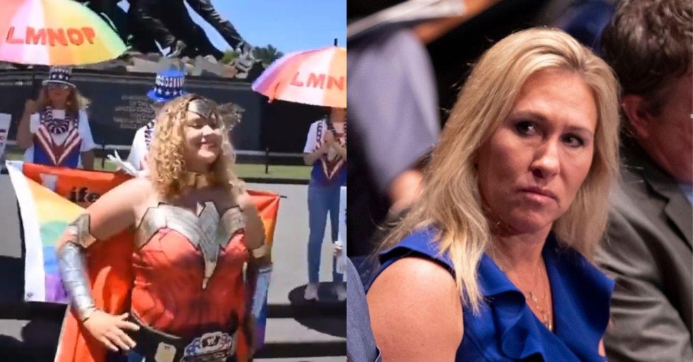 Anti-LGBTQ Group Dragged For Bonkers Video Praising QAnon Rep. As A Modern 'Wonder Woman'