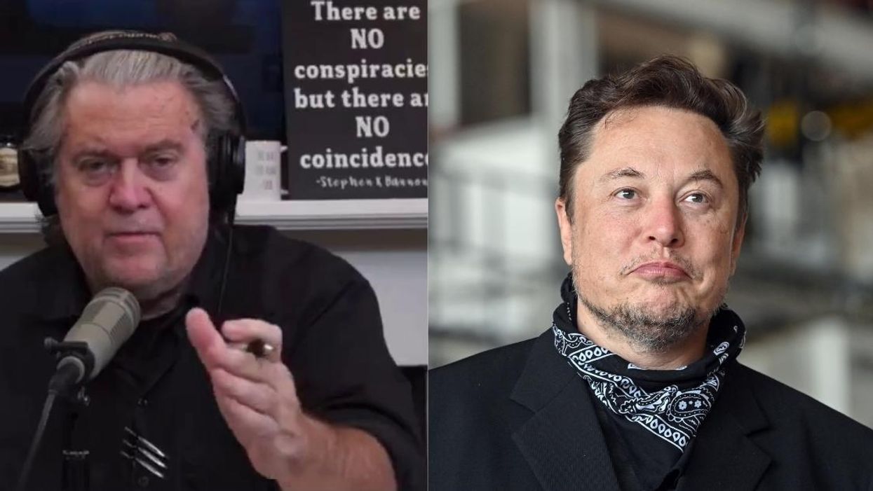 Steve Bannon Rants About Elon Musk Putting Chips In People's Brains Ahead Of 2022 Midterms