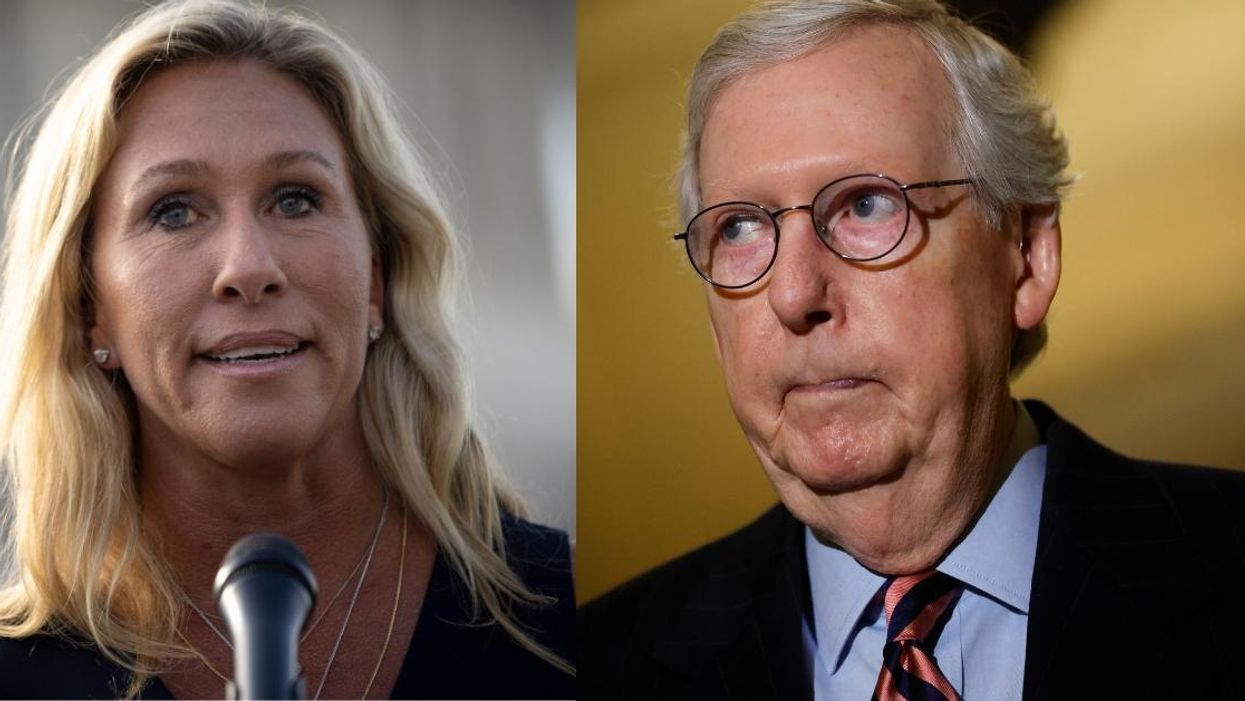 QAnon Rep. Leaves Twitter Stunned After Calling Mitch McConnell 'Biden's B*tch' In Unhinged Tweet