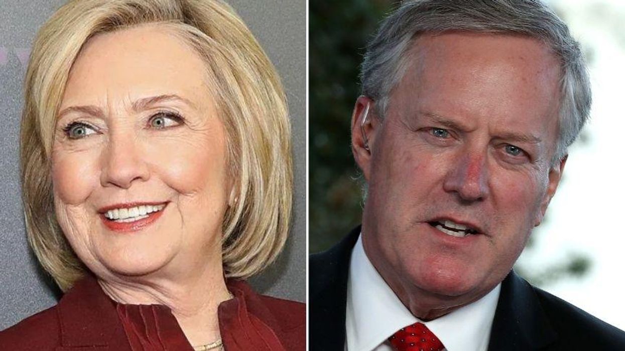 Hillary Perfectly Trolls Mark Meadows After 1/6 Panel Finds He Used Personal Email Accounts for Government Business